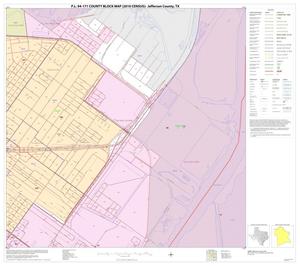 Primary view of object titled 'P.L. 94-171 County Block Map (2010 Census): Jefferson County, Inset F02'.