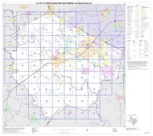 Primary view of object titled 'P.L. 94-171 County Block Map (2010 Census): Fort Bend County, Index'.