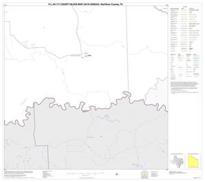 Primary view of object titled 'P.L. 94-171 County Block Map (2010 Census): Red River County, Block 35'.