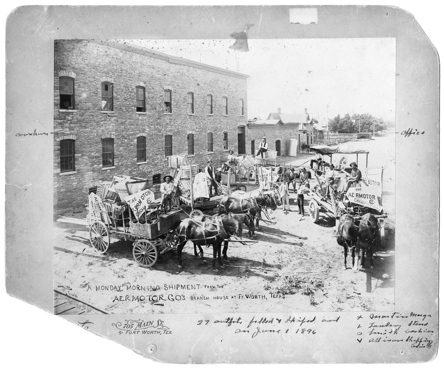 Aermotor Company Monday Morning Shipment, 1896
                                                
                                                    [Sequence #]: 1 of 1
                                                