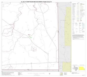 Primary view of object titled 'P.L. 94-171 County Block Map (2010 Census): Kimble County, Block 22'.