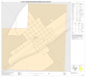 Primary view of object titled 'P.L. 94-171 County Block Map (2010 Census): Reeves County, Inset B01'.
