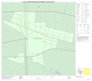 Primary view of object titled 'P.L. 94-171 County Block Map (2010 Census): Tarrant County, Inset K01'.