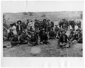 Primary view of object titled 'Unidentified Outfit in the Pecos River Area'.