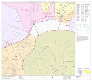 Primary view of object titled 'P.L. 94-171 County Block Map (2010 Census): Harris County, Block 282'.