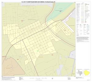 Primary view of object titled 'P.L. 94-171 County Block Map (2010 Census): Fort Bend County, Inset F01'.