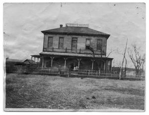 Primary view of object titled '[Original Dalton Homestead Ranch home]'.
