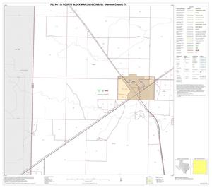 Primary view of object titled 'P.L. 94-171 County Block Map (2010 Census): Sherman County, Block 5'.
