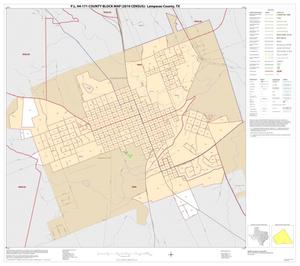 Primary view of object titled 'P.L. 94-171 County Block Map (2010 Census): Lampasas County, Inset D01'.
