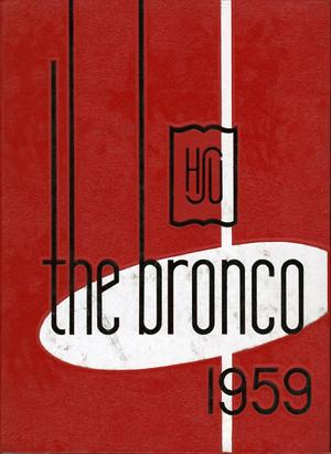 Primary view of object titled 'The Bronco, Yearbook of Hardin-Simmons University, 1959'.