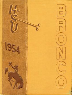 Primary view of object titled 'The Bronco, Yearbook of Hardin-Simmons University, 1954'.
