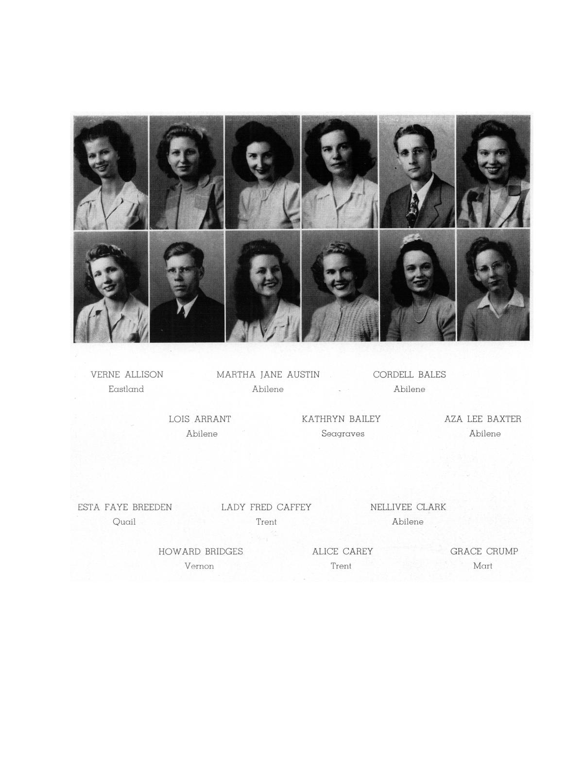 The Bronco, Yearbook of Hardin-Simmons University, 1944
                                                
                                                    51
                                                