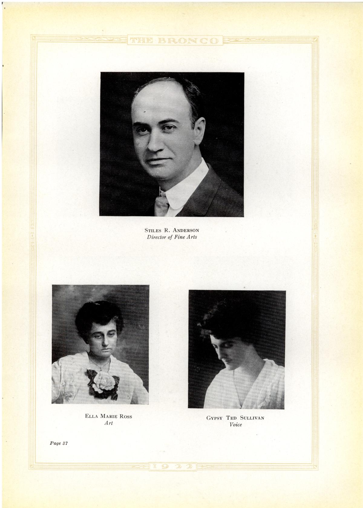 The Bronco, Yearbook of Simmons College, 1922
                                                
                                                    37
                                                