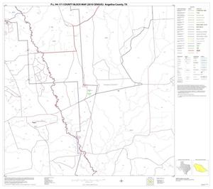 Primary view of object titled 'P.L. 94-171 County Block Map (2010 Census): Angelina County, Block 18'.