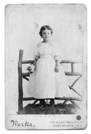 Primary view of object titled 'Lena Ellis on her 5th Birthday, 1894'.