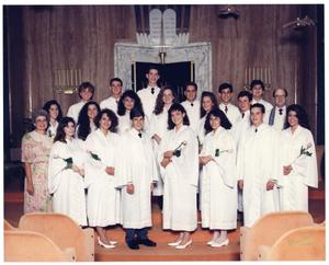 Primary view of object titled '[Confirmation Class of 1990]'.