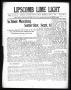 Newspaper: Lipscomb Lime Light (Lipscomb, Tex.), Vol. 3, No. 43, Ed. 1 Thursday,…