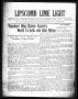 Newspaper: Lipscomb Lime Light (Lipscomb, Tex.), Vol. 3, No. 29, Ed. 1 Thursday,…