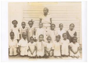 Primary view of object titled '[Nursery School Class Photo]'.