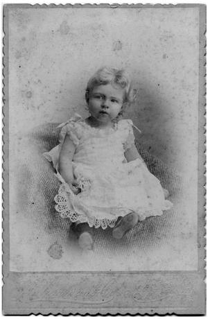 Primary view of object titled '[Portrait of a Baby]'.