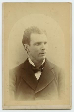 Primary view of object titled '[Photograph of George Henry Luedde]'.