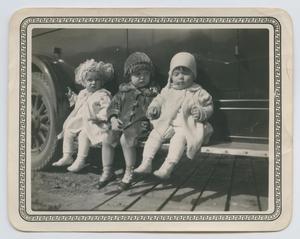 Primary view of object titled '[Children and Car]'.