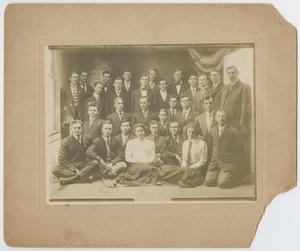 Primary view of object titled '[Group of Young Men and Women]'.