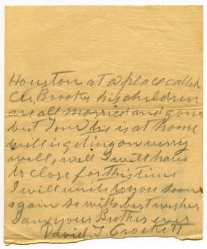 Primary view of object titled '[Letter to D.C. Parks, 18 December 1908]'.