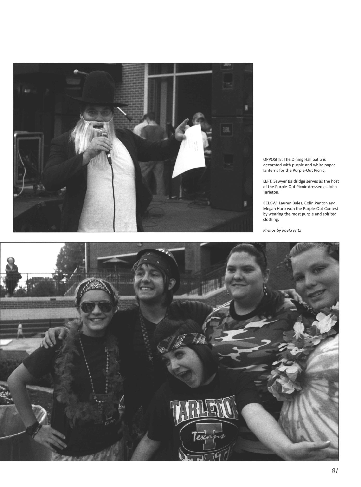 The Grassburr, Yearbook of Tarleton State University, 2011
                                                
                                                    81
                                                