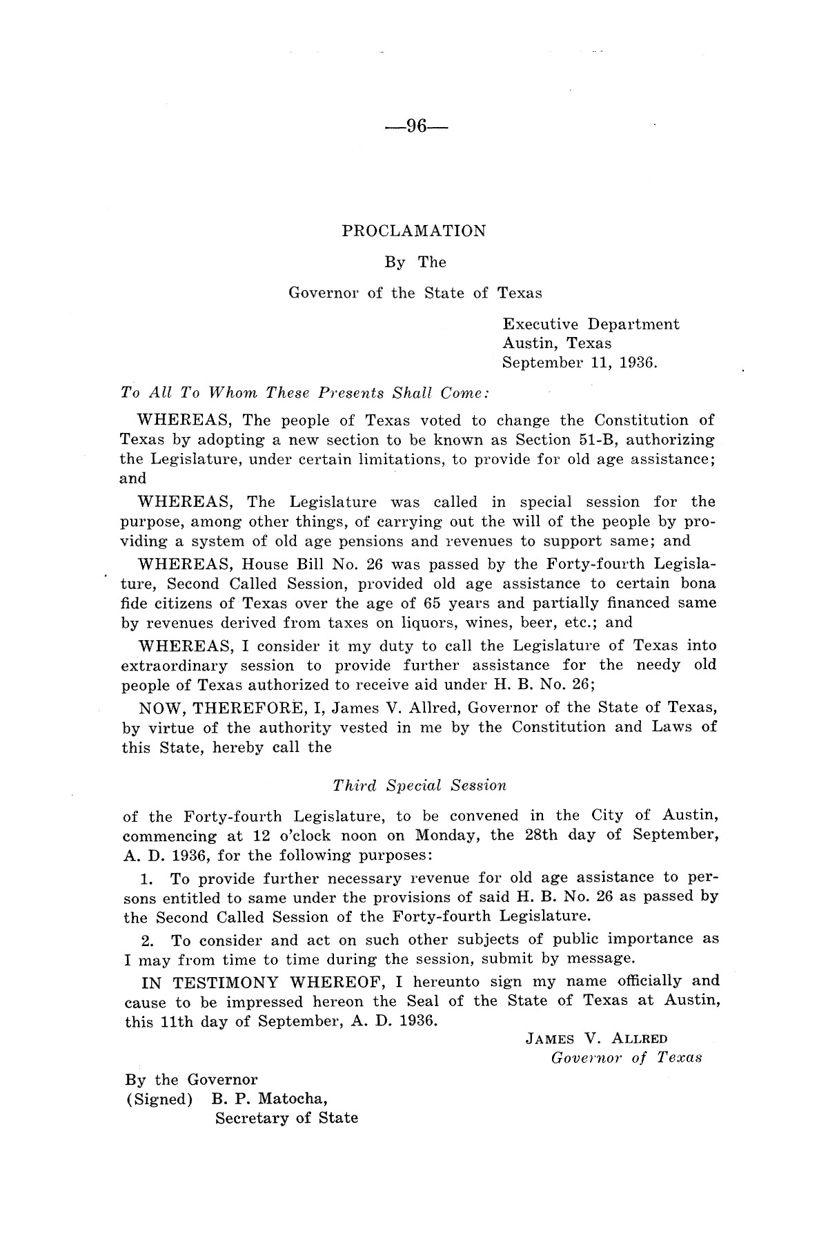 Legislative Messages of Hon. James V. Allred, Governor of Texas 1935-1939
                                                
                                                    [Sequence #]: 95 of 263
                                                