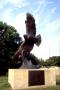 Primary view of [Eagle statue at University of North Texas]