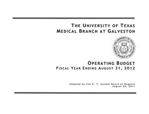 Primary view of object titled 'University of Texas Medical Branch at Galveston Operating Budget: 2012'.