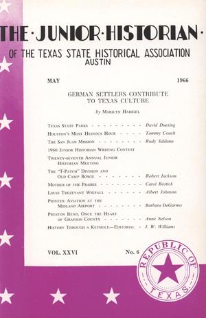 Primary view of object titled 'The Junior Historian, Volume 26, Number 6, May 1966'.