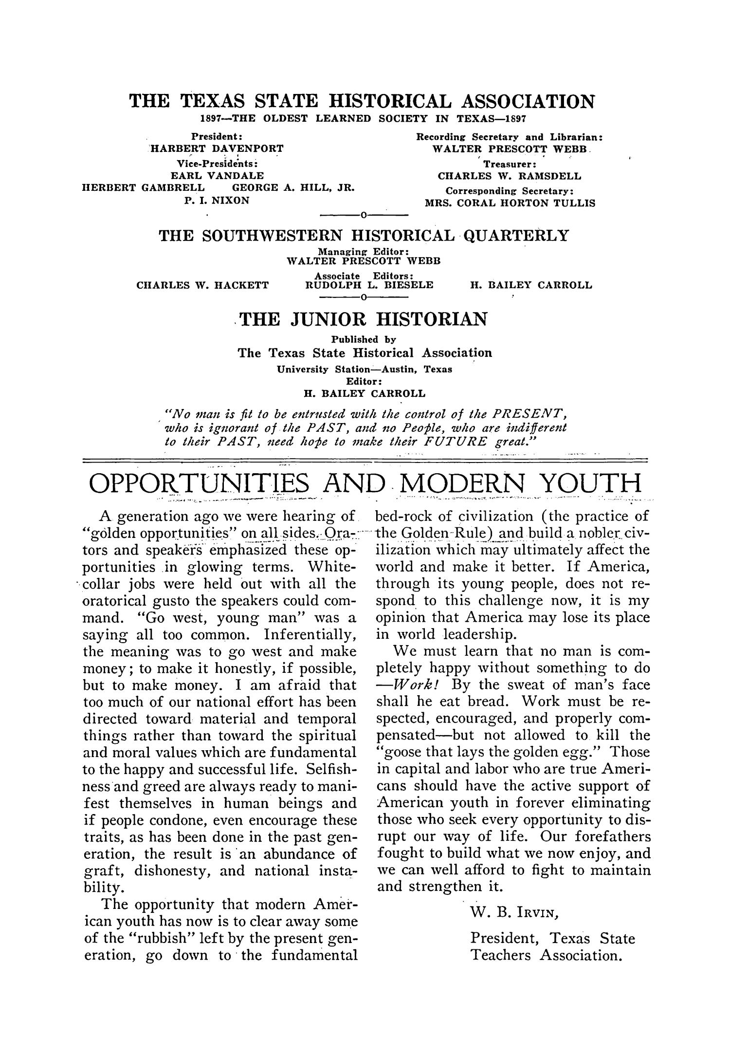 The Junior Historian, Volume 2, Number 1, September 1941
                                                
                                                    Front Inside
                                                