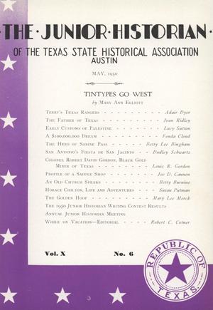 Primary view of object titled 'The Junior Historian, Volume 10, Number 6, May 1950'.