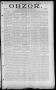 Primary view of Obzor. (Hallettsville, Tex.), Vol. 20, No. 36, Ed. 1 Thursday, April 6, 1911