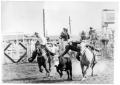 Photograph: [Two Riders Throwing a Steer]