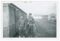 Photograph: [Soldiers at Hutment]
