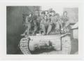 Photograph: [Five Soldiers on Tank]