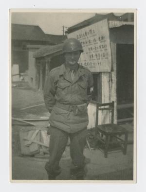 Primary view of object titled '[Soldier in Japan]'.