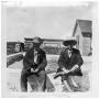 Photograph: [W.H. Cleveland and W.E. Love at the Petan Ranch ]