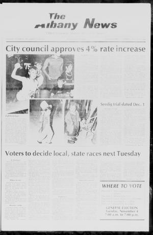 Primary view of object titled 'The Albany News (Albany, Tex.), Vol. 111, No. 20, Ed. 1 Thursday, October 30, 1986'.