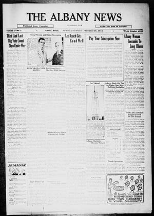 Primary view of object titled 'The Albany News (Albany, Tex.), Vol. 50, No. 7, Ed. 1 Thursday, November 15, 1934'.
