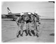 Thumbnail image of item number 1 in: '[B-58 Flight Crew with A/P in Background]'.