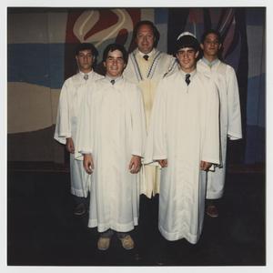Primary view of object titled '[Congregation Ahavath Sholom Confirmation Class, 1987]'.