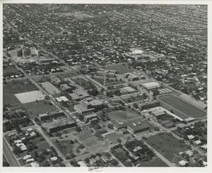 Primary view of object titled '[Aerial Photograph of the Hardin-Simmons University Campus]'.