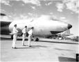 Photograph: Three Men with Convair Airplane