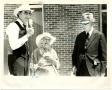 Primary view of [Jesse C. Fletcher, Mrs. Tommy Clack, and Rupert N. Richardson at Western Heritage Day]