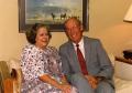 Photograph: [Photograph of Dr. and Mrs. Fletcher on Sofa]