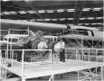 Primary view of Men working on a B-36 jet engine